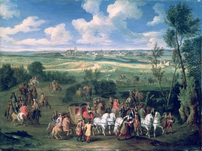 Il corteo reale da Adam Frans van der Meulen
